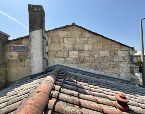 ravalement immeuble façade pierre bordelaise, enduit chaux, hydrogommage, badigeon bordeaux talence