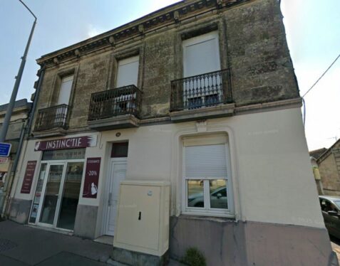 ravalement immeuble façade pierre bordelaise, enduit chaux, hydrogommage, badigeon bordeaux talence