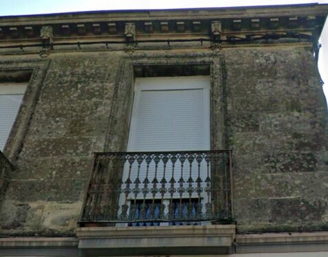 ravalement immeuble façade pierre bordelaise, enduit chaux, hydrogommage, badigeon bordeaux talence